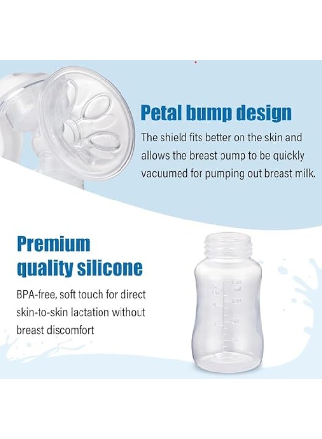 Manual Breast Pump Light Weight and Easy Breast Sucking with one Hand and Baby Feeding Pump - Image 4
